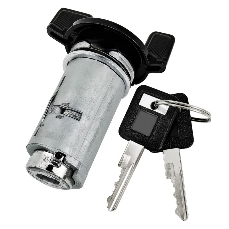 lasancamila 924-791 Ignition Switch Lock Cylinder with Keys Fit for GMC 1500 / Sonoma 1991-1994 / Yukon 1994, Chevy 2500 / S10 1982-1994, Buick, Cadillac, Oldsmobile, Pontiac, Replaces 4H1018, US-117LT - Image 1